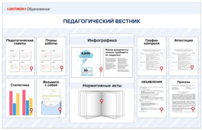 Стенд в учительской «Педагогический вестник»